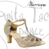 Florienne KryStal KS-012 Scarpa da Ballo con Strass