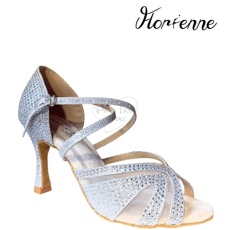 Florienne Krystal  KS-008 Scarpa da Ballo con Strass