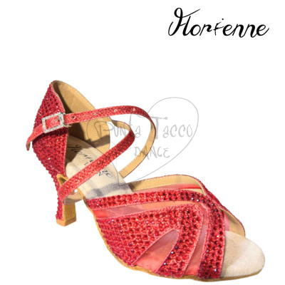 Florienne Krystal  KS-008 Scarpa da Ballo con Strass