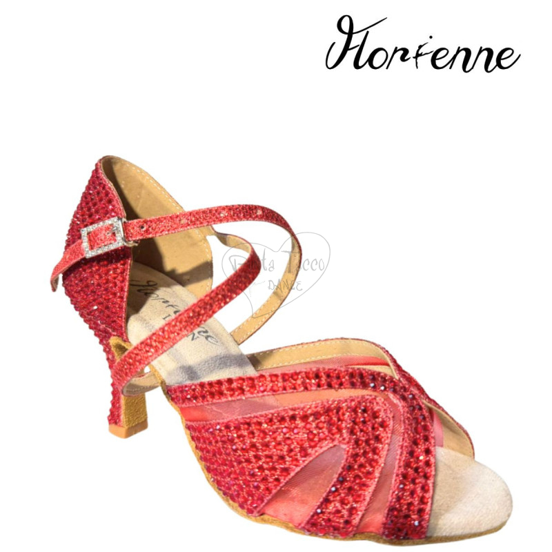 Florienne Krystal  KS-008 Scarpa da Ballo con Strass
