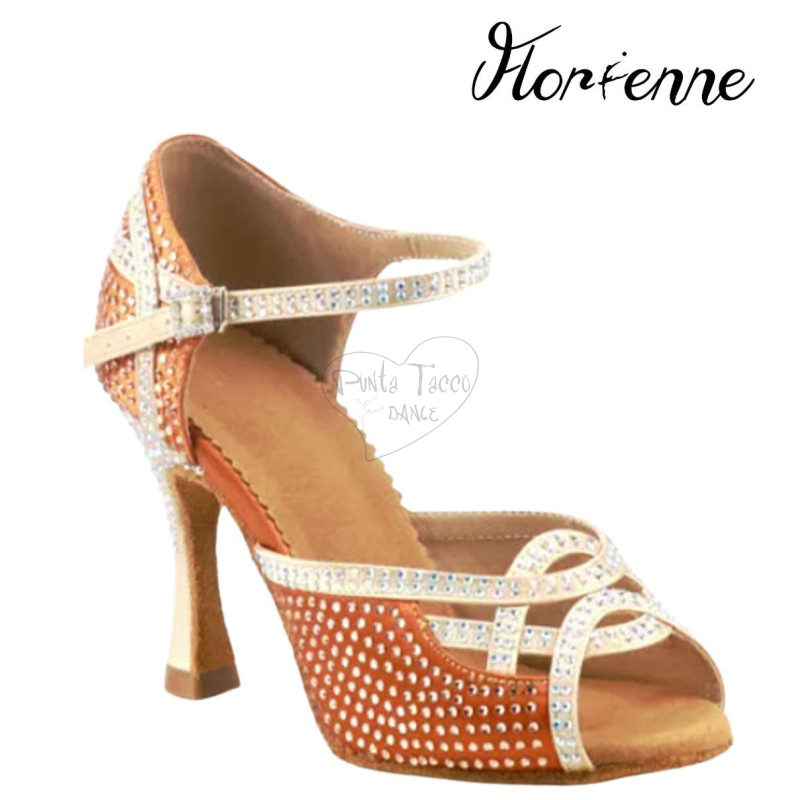 Florienne KryStal KS-255 Scarpa da Ballo con Strass