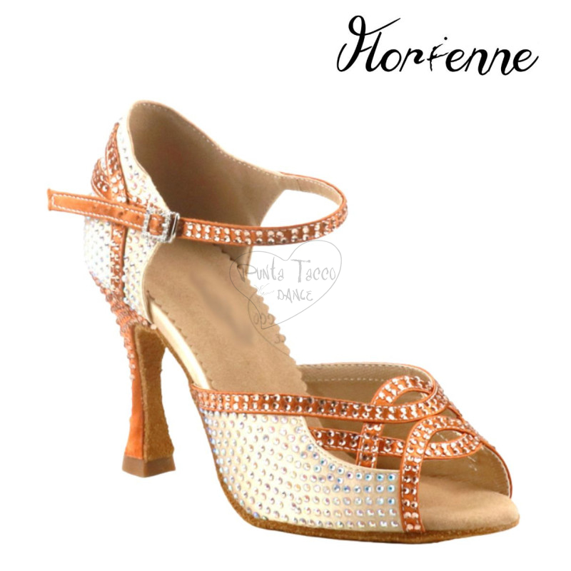 Florienne KryStal KS-255 Scarpa da Ballo con Strass