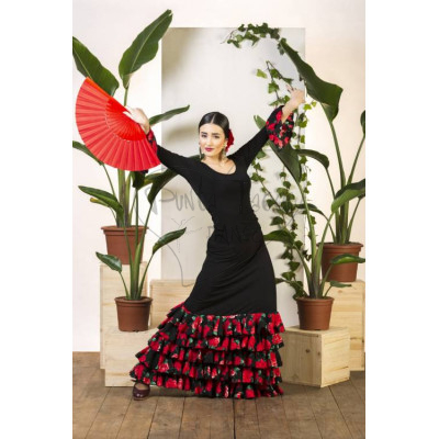 Davedans 3299 Falda Zagra Flamenco Skirt with Frills