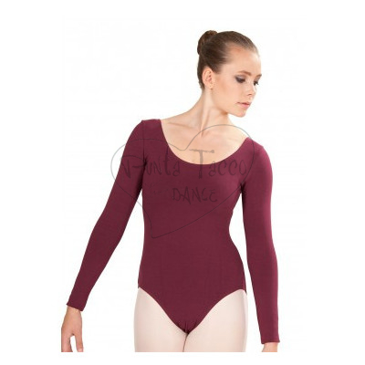 Comodo body a manica lunga Bloch per tutte le ballerine