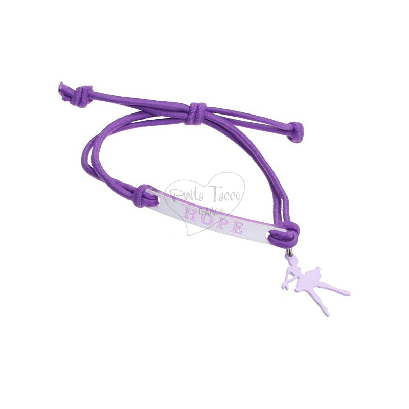 Bracciale Elastico con Ballerina
