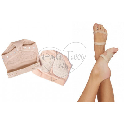 Salva piedi Capezio con abbellimento in strass