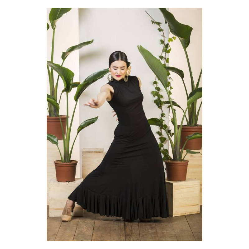 Davedans 3980 Ulea Abito Flamenco con Collo Alto