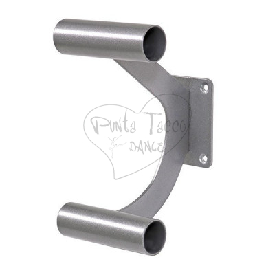 Doble wall support for dance bar