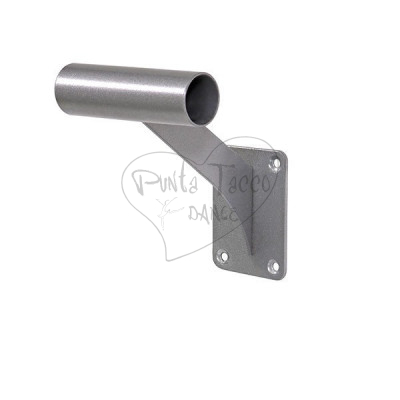 Single wall support for dance bar