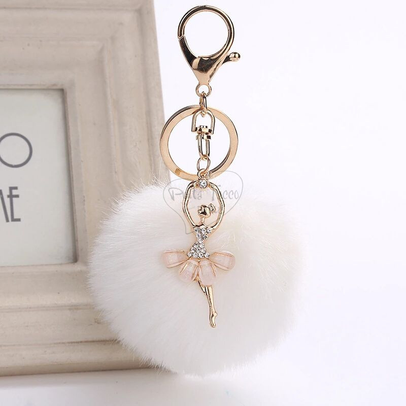Portachiavi Ballerina Pon Pon Florienne