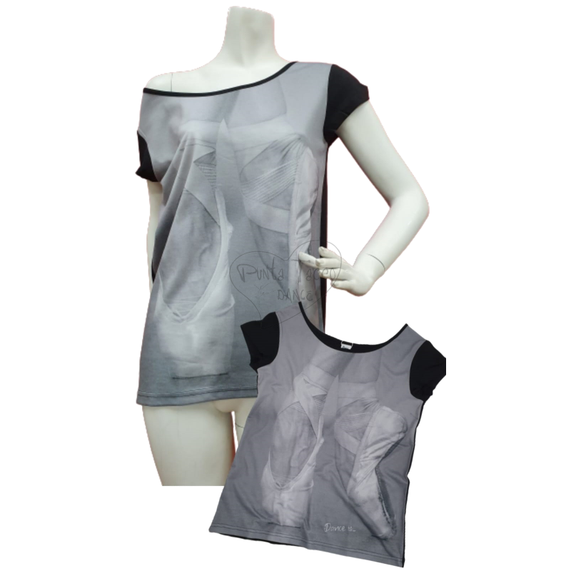 Dance is T-shirt with matte tips print