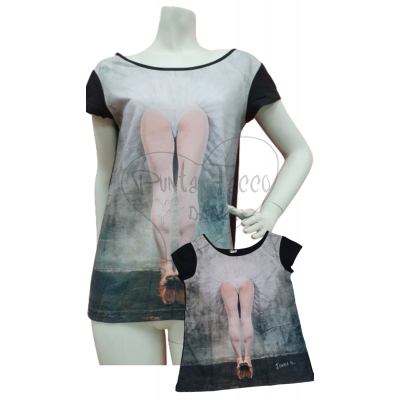 Dance is T-shirt Danza Ballerina con Tutù