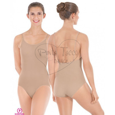 Sottobody in microfibra color nudo