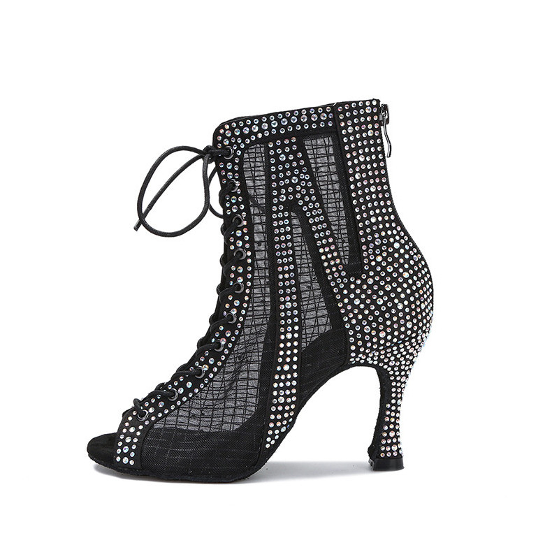 Florienne KryStal KS-007 Dance Boots with Strass