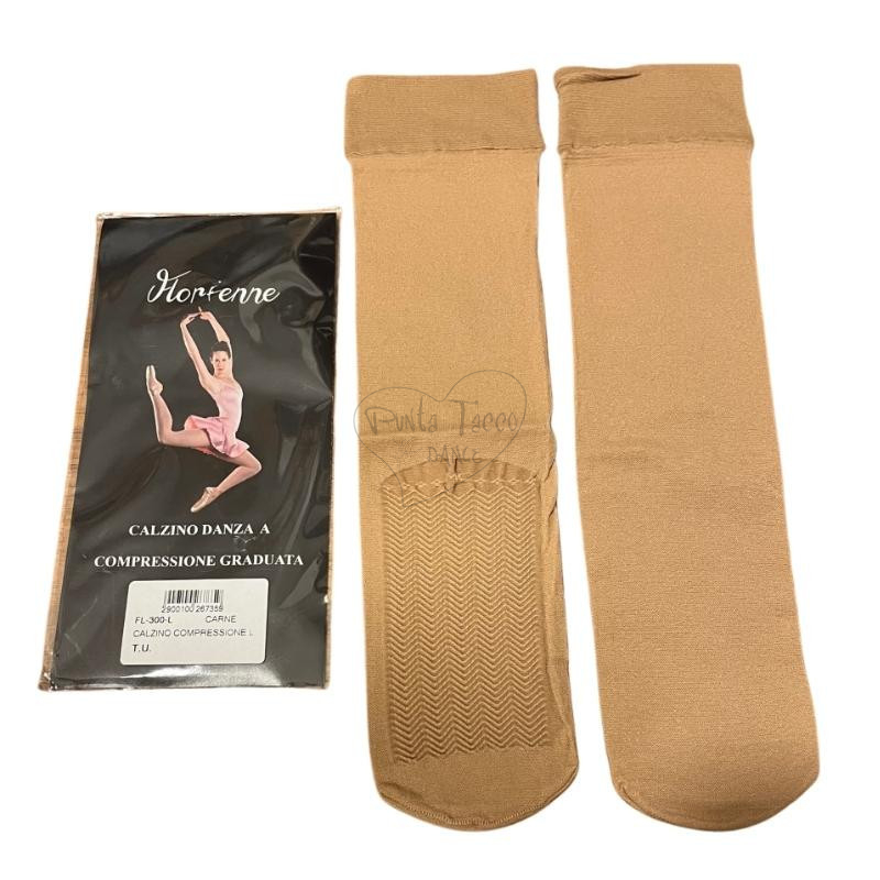Florienne FL-300-L Calzino Lungo a Compressione Graduata