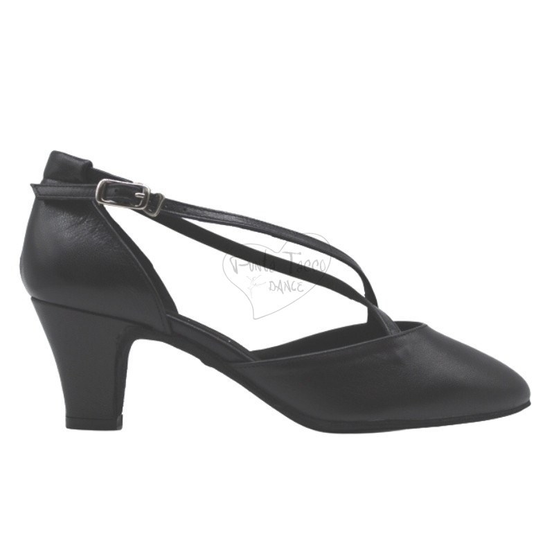 DBS Cuccarini Scarpa da Ballo Pelle Tacco 5cm
