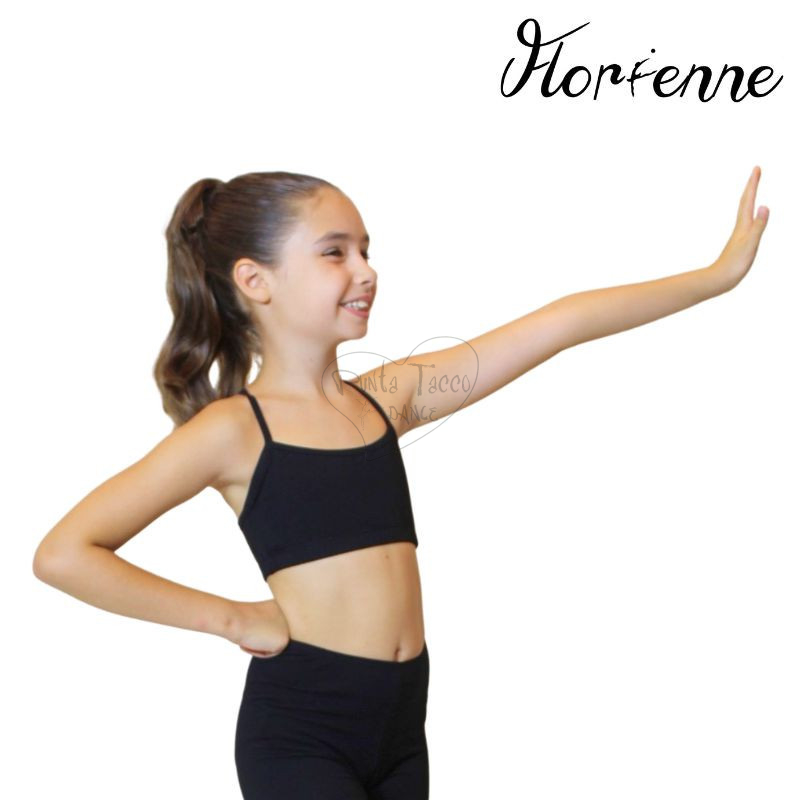 FLORIENNE B719-B TOP BIMBA DANZA CON INCROCIO