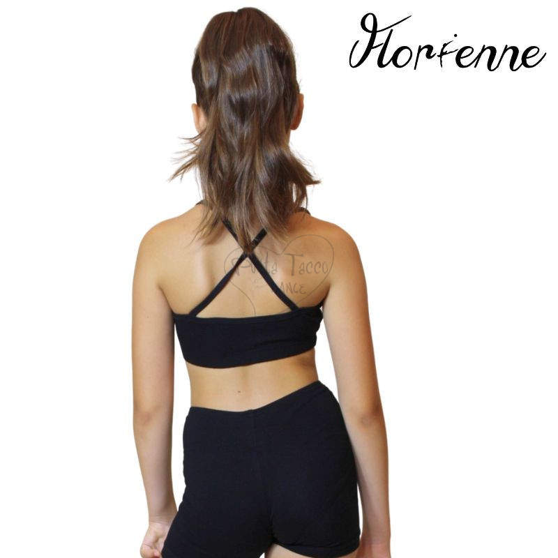 FLORIENNE B719-B TOP BIMBA DANZA CON INCROCIO