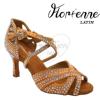 Bellissimo sandalo tempestato di strass