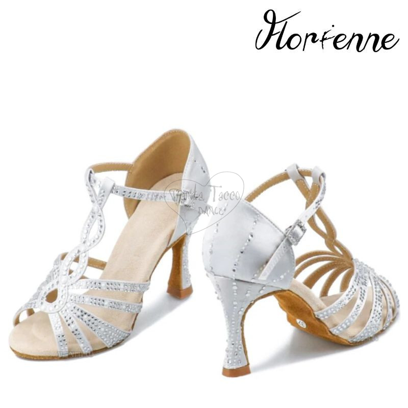 FLORIENNE KRYSTAL KS-024 SCARPA DA BALLO CON STRASS