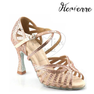 FLORIENNE KRYSTAL KS-310 SCARPA DA BALLO CON STRASS