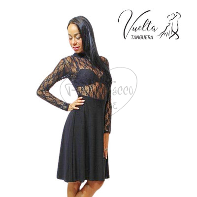 VUELTA TANGUERA MALISA ABITO CON PIZZO