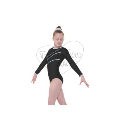 Body da ginnastica artistica e ritmica luminoso ed appariscente