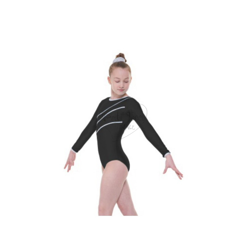 Body da ginnastica artistica e ritmica luminoso ed appariscente