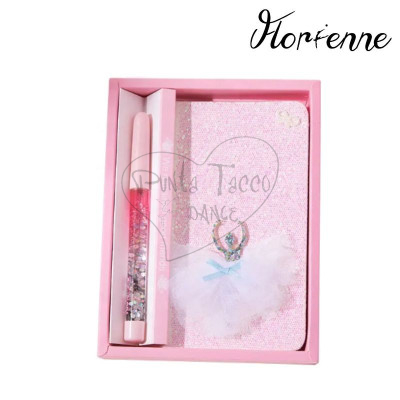 FLORIENNE AGG-80 QUADERNO CON PENNA BALLERINA