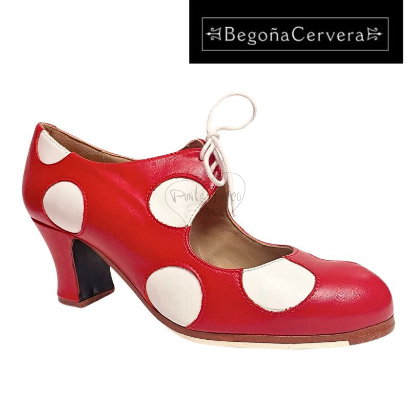 Begona Cervera Lunares M77 Scarpa da Flamenco
