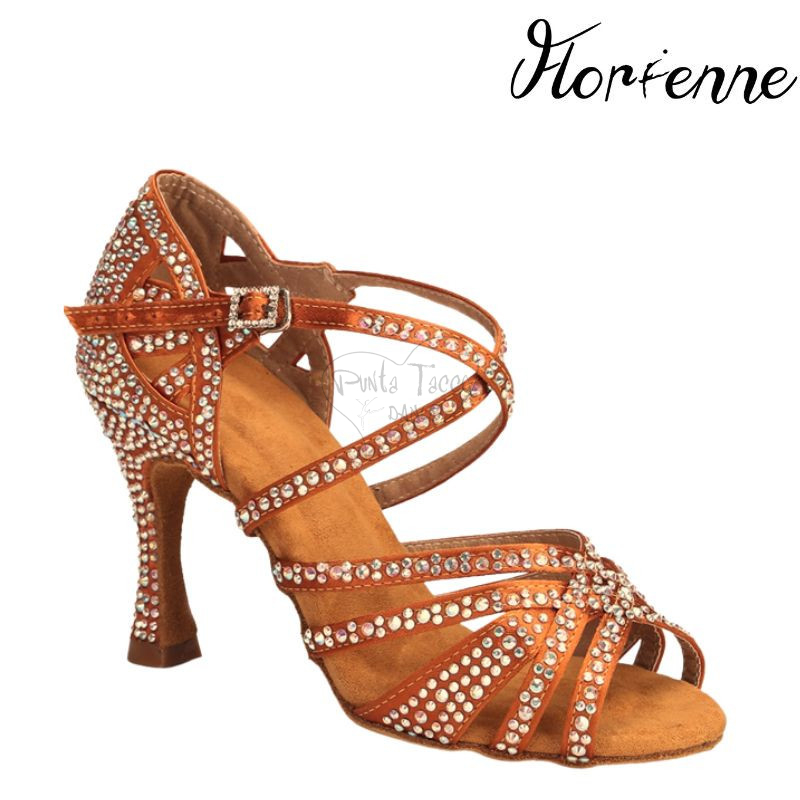 Florienne KryStal KS-330 Dance Shoe with Rhinestones