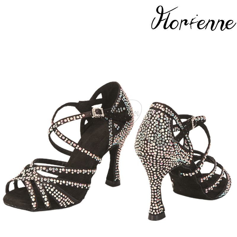 Florienne KryStal KS-330 Scarpa da Ballo con Strass