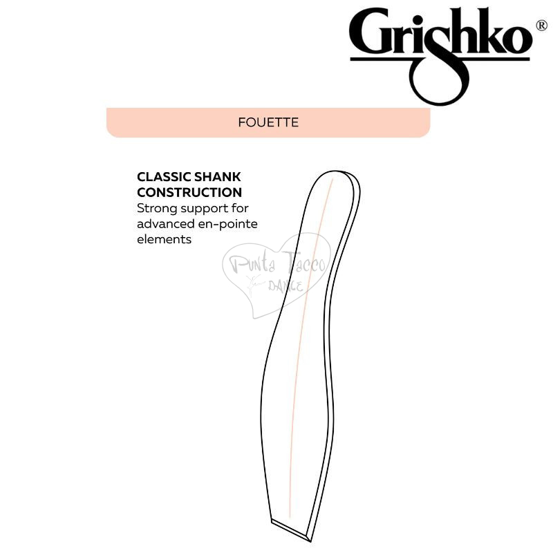 Grishko Fouette 0501 Punta Danza Suola M