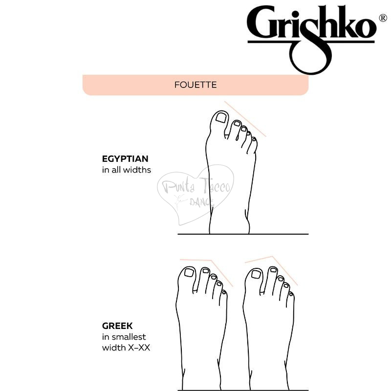 Grishko Fouette 0501 Punta Danza Suola M