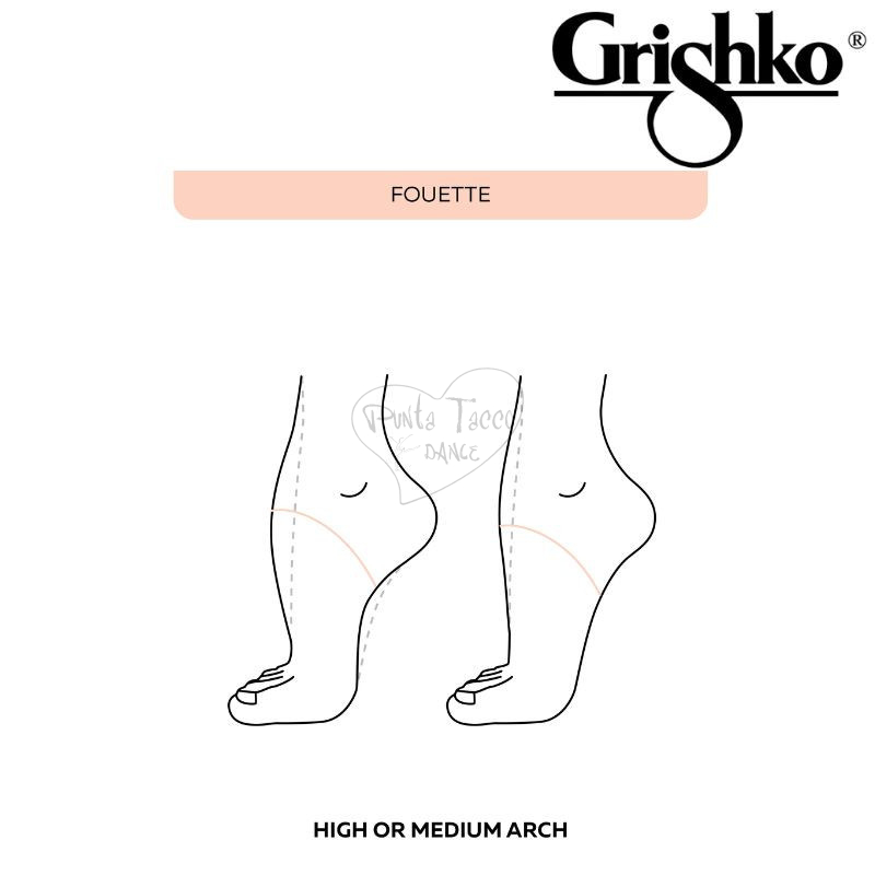 Grishko Fouette 0501 Punta Danza Suola M