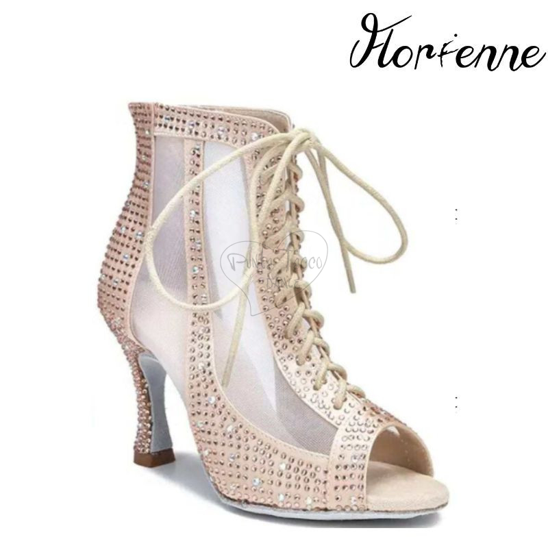 FLORIENNE KS-423 STIVALETTO DA BALLO STRASS