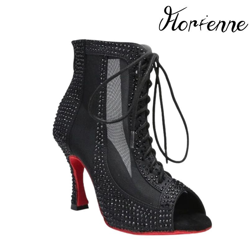 FLORIENNE KS-423 STIVALETTO DA BALLO STRASS