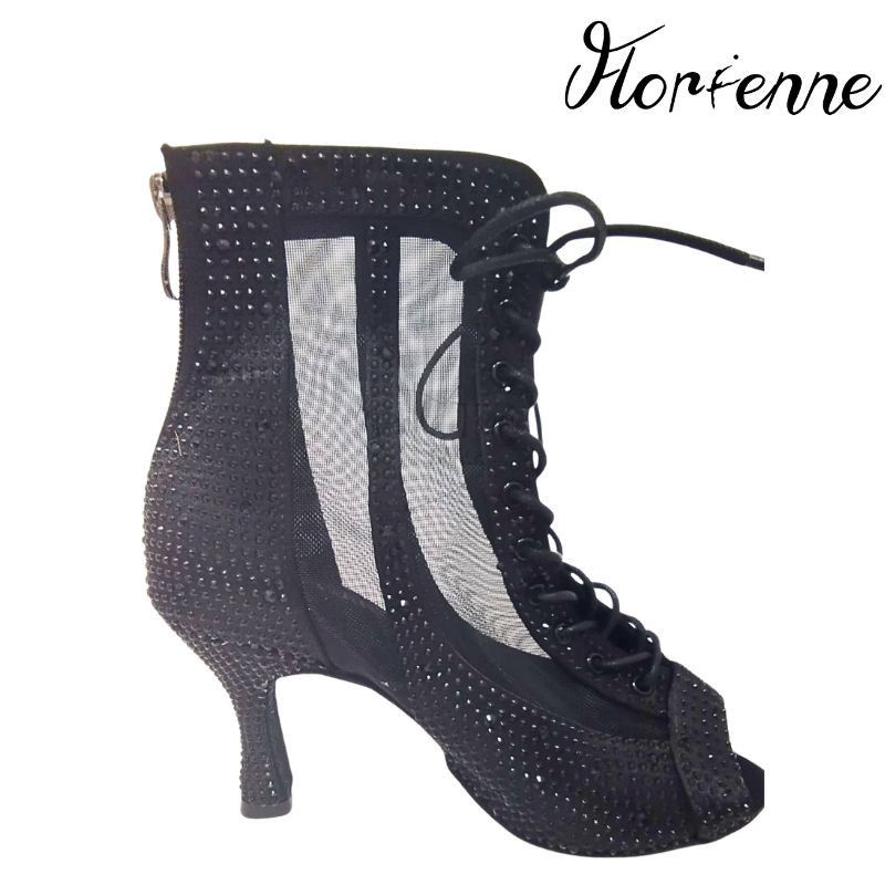 FLORIENNE KS-423 STIVALETTO DA BALLO STRASS