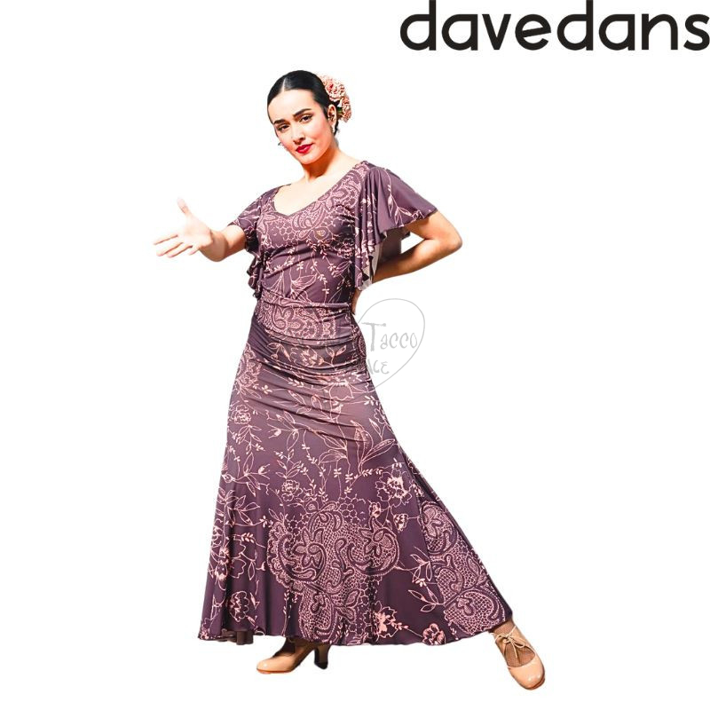Davedans 5098 top CHARDIN flamenco