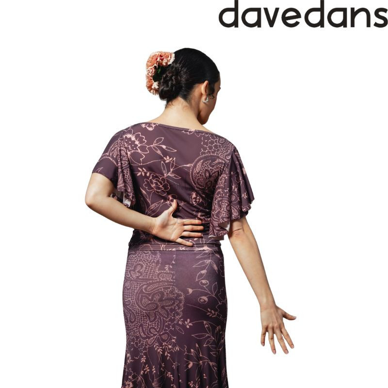 Davedans 5098 top CHARDIN flamenco