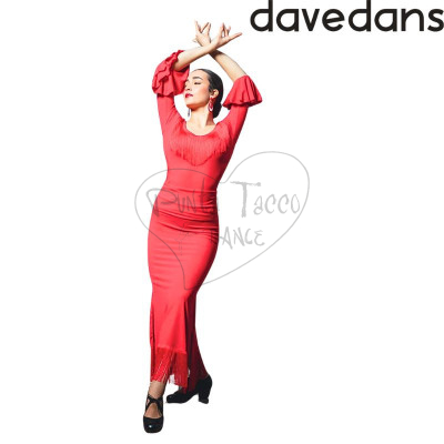 DAVEDANS 5096 FALDA TRELLIS FLAMENCO