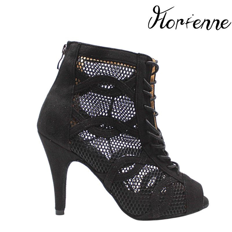 FLORIENNE KS-262H SCARPA DA BALLO STIVALETTO HEELS