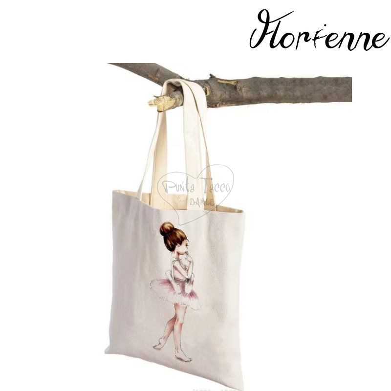FLORIENNE STD1978-7 SHOPPER BORSA TELA DANZA