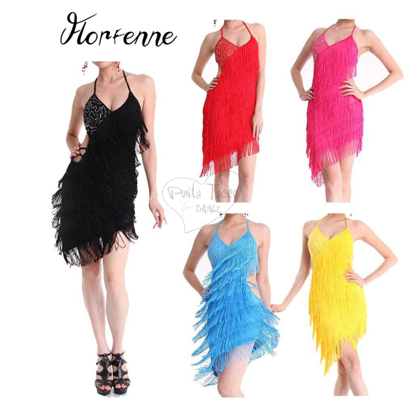 Florienne Best 4 Abito con Frange