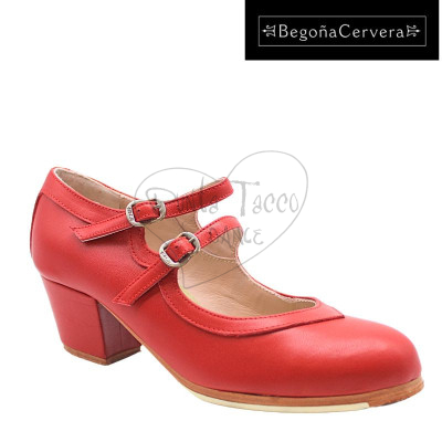 Begona Cervera DOS CORREA scarpa Flamenco