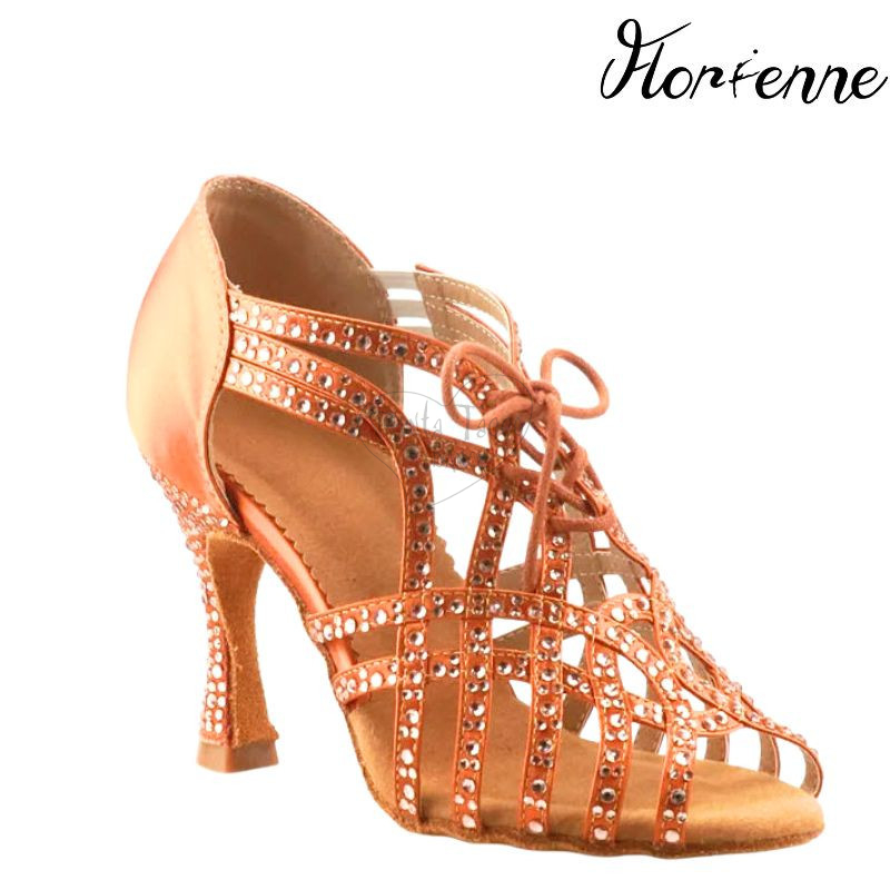 Florienne KS-260 Scarpa da Ballo con Strass