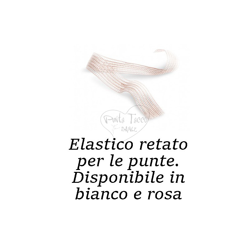Elastico retato rosa super resistente ed invisibile