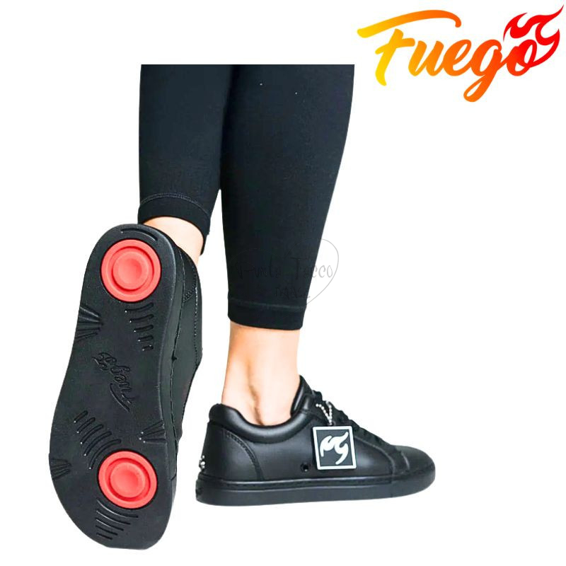 FUEGO LT-BLK LOW TOP SCARPA DA BALLO SNEAKER